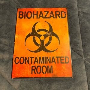 Biohazard room art